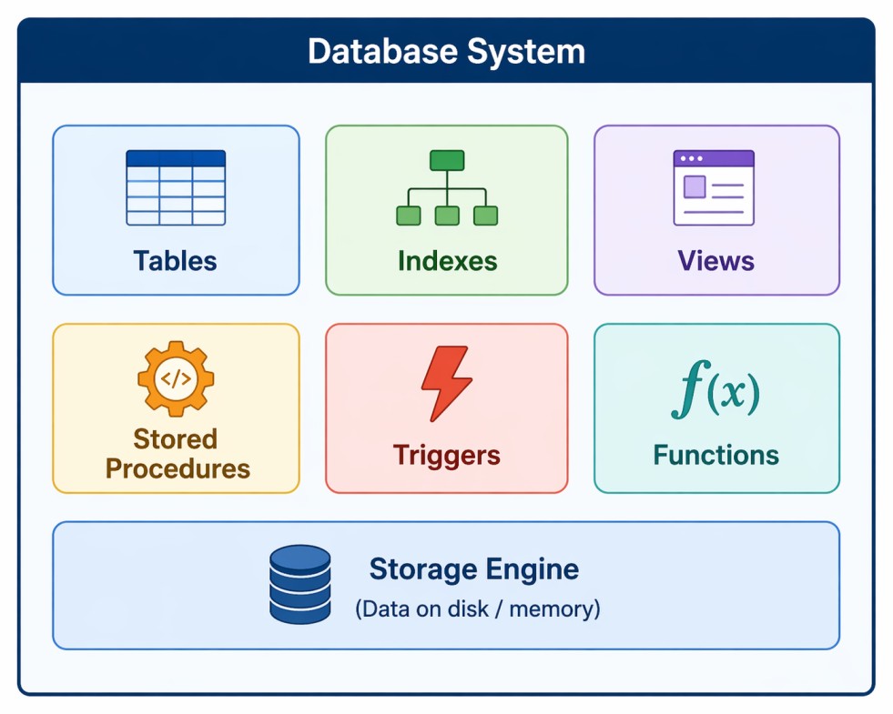 Database concept diagram