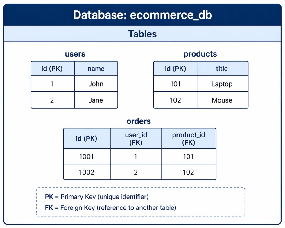 Database structure