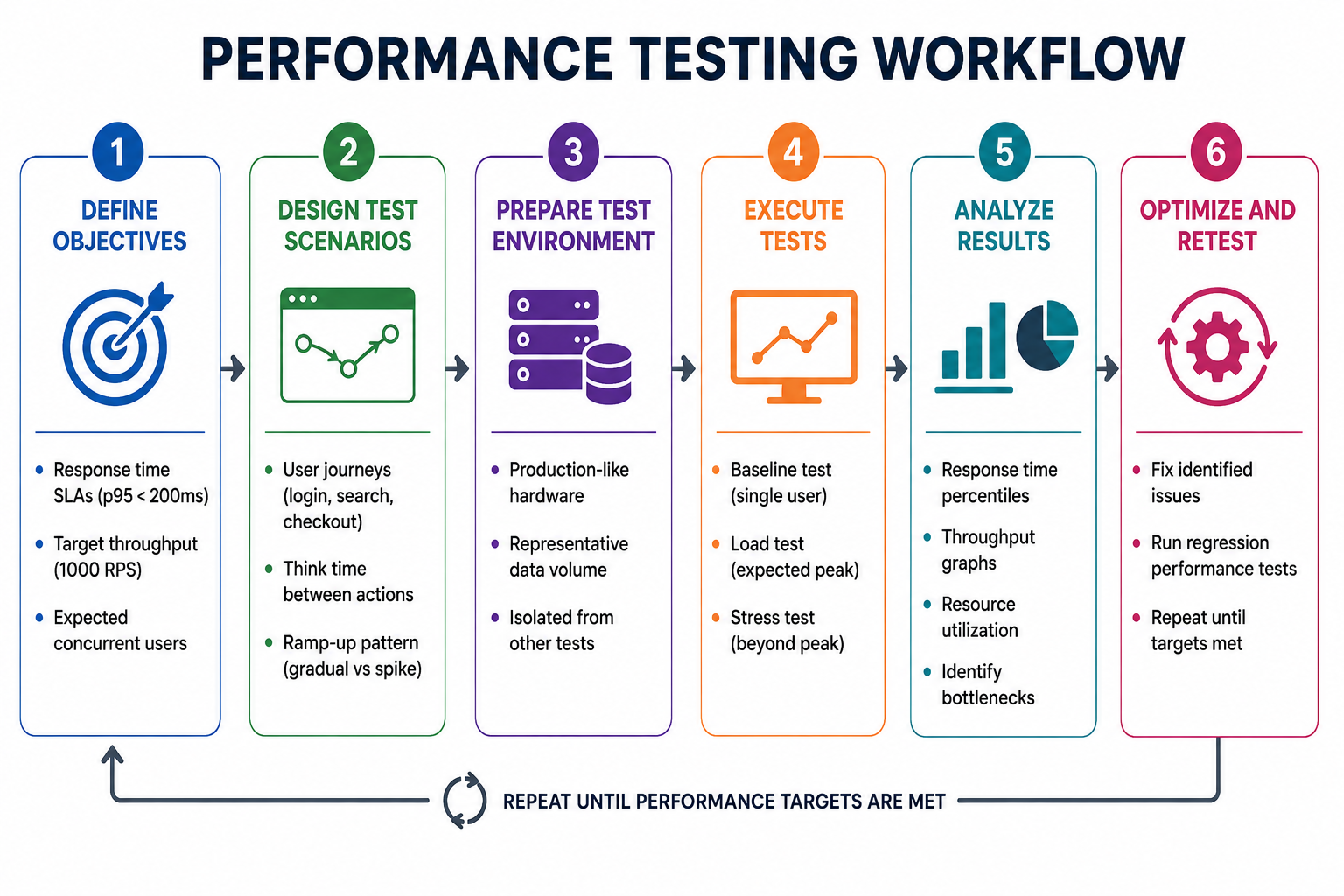 Performance testing workflow